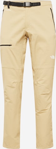 Regular Pantaloni outdoor 'LIGHTNING' de la THE NORTH FACE pe verde: față