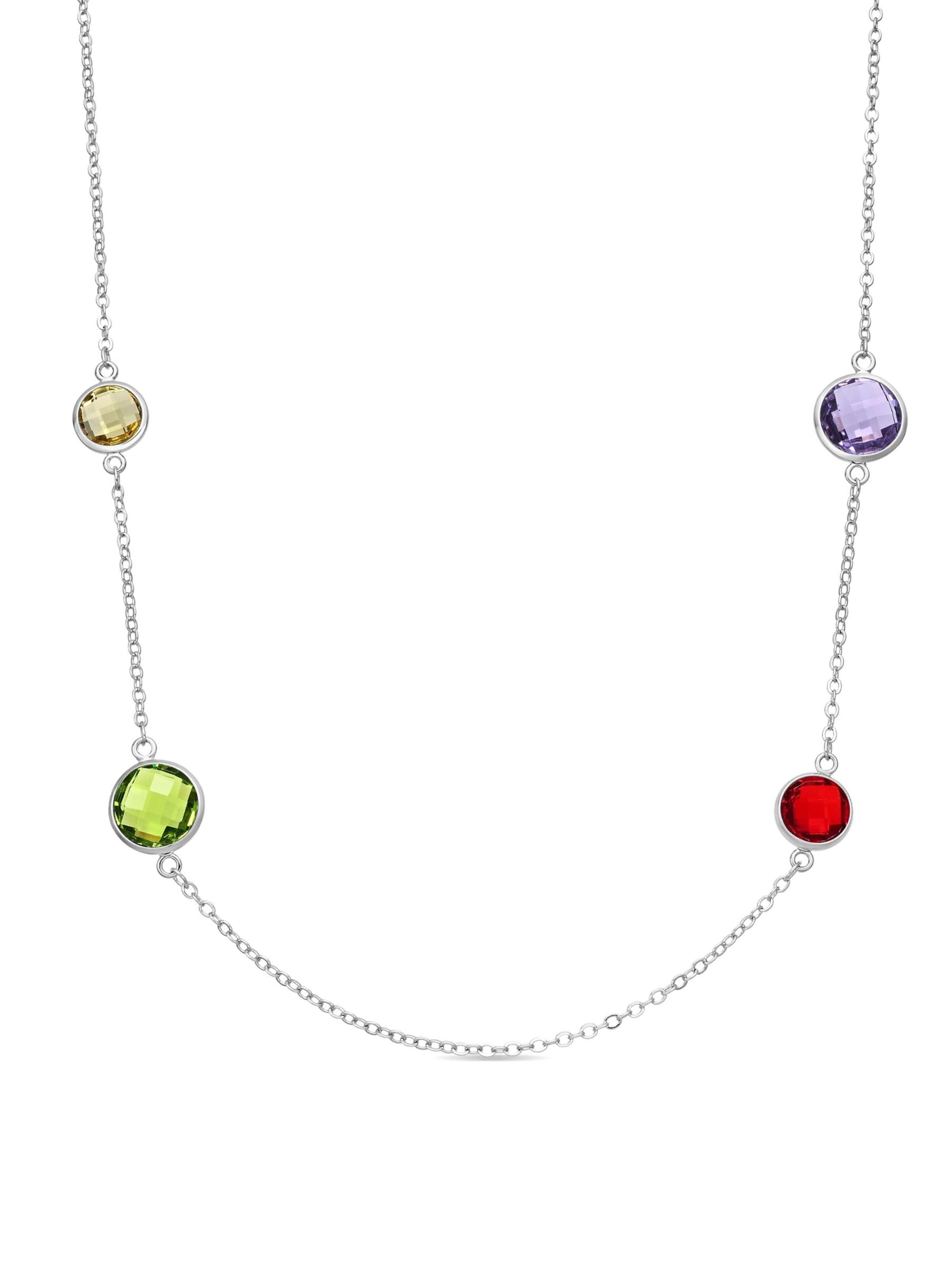 Luxenter Necklace 'Dowka' in Silver