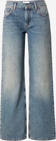 TOPSHOP Loosefit Jeans in Blauw: voorkant