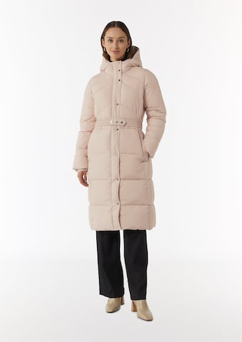 COMMA Winter Coat in Beige: front