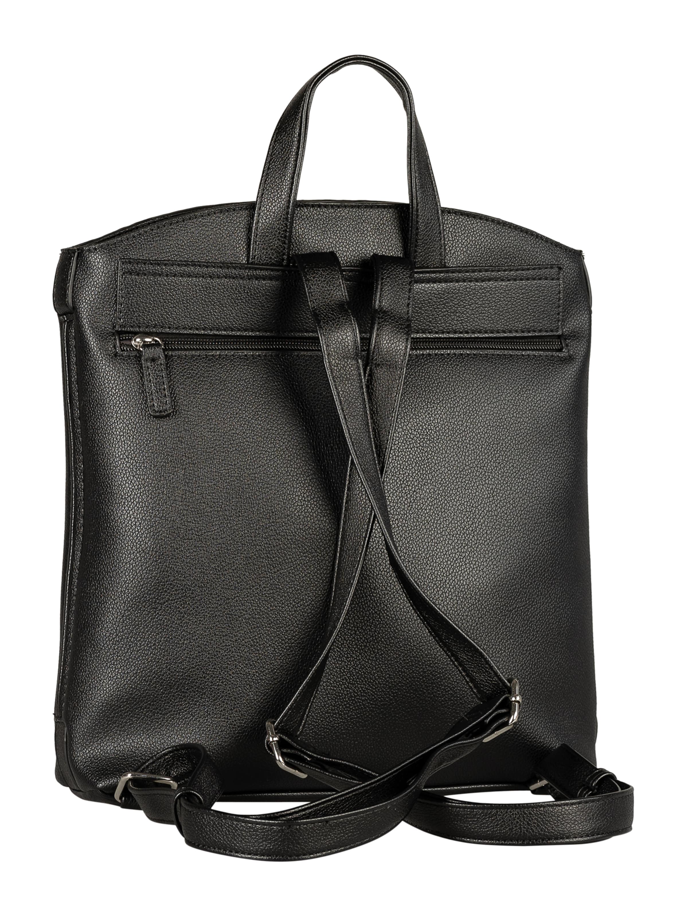 TOM TAILOR DENIM - Mochila 'Zephyra' em preto
