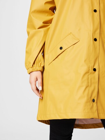 Manteau fonctionnel 'Mrainy' Zizzi en jaune