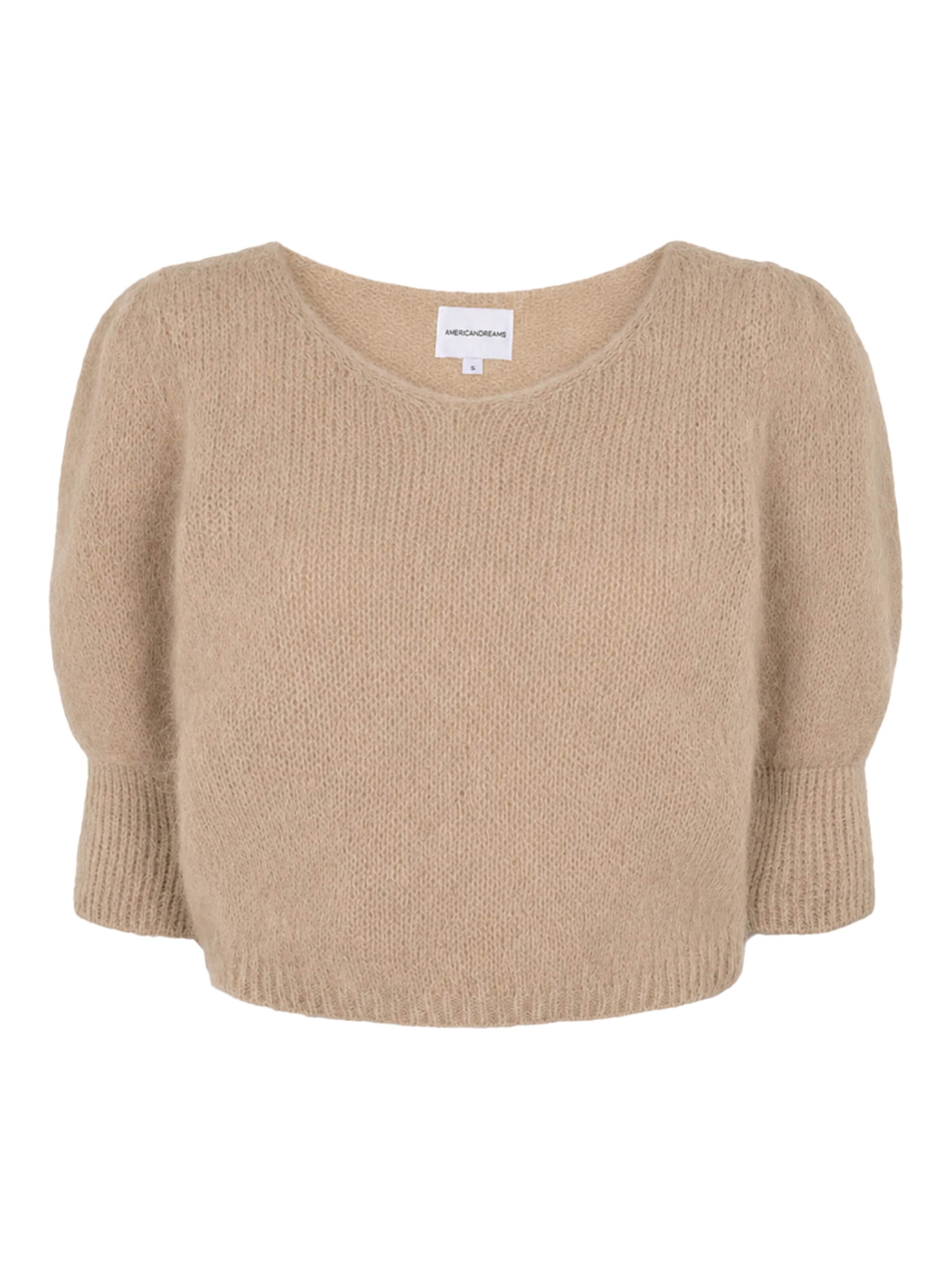 Pullover 'Koa' di americandreams in beige: frontale