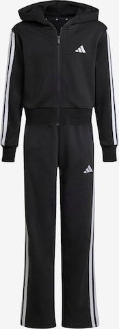 juoda ADIDAS SPORTSWEAR Treniruočių kostiumas: priekis