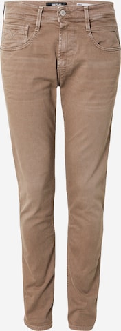 REPLAY Regular Jeans in Brown: front