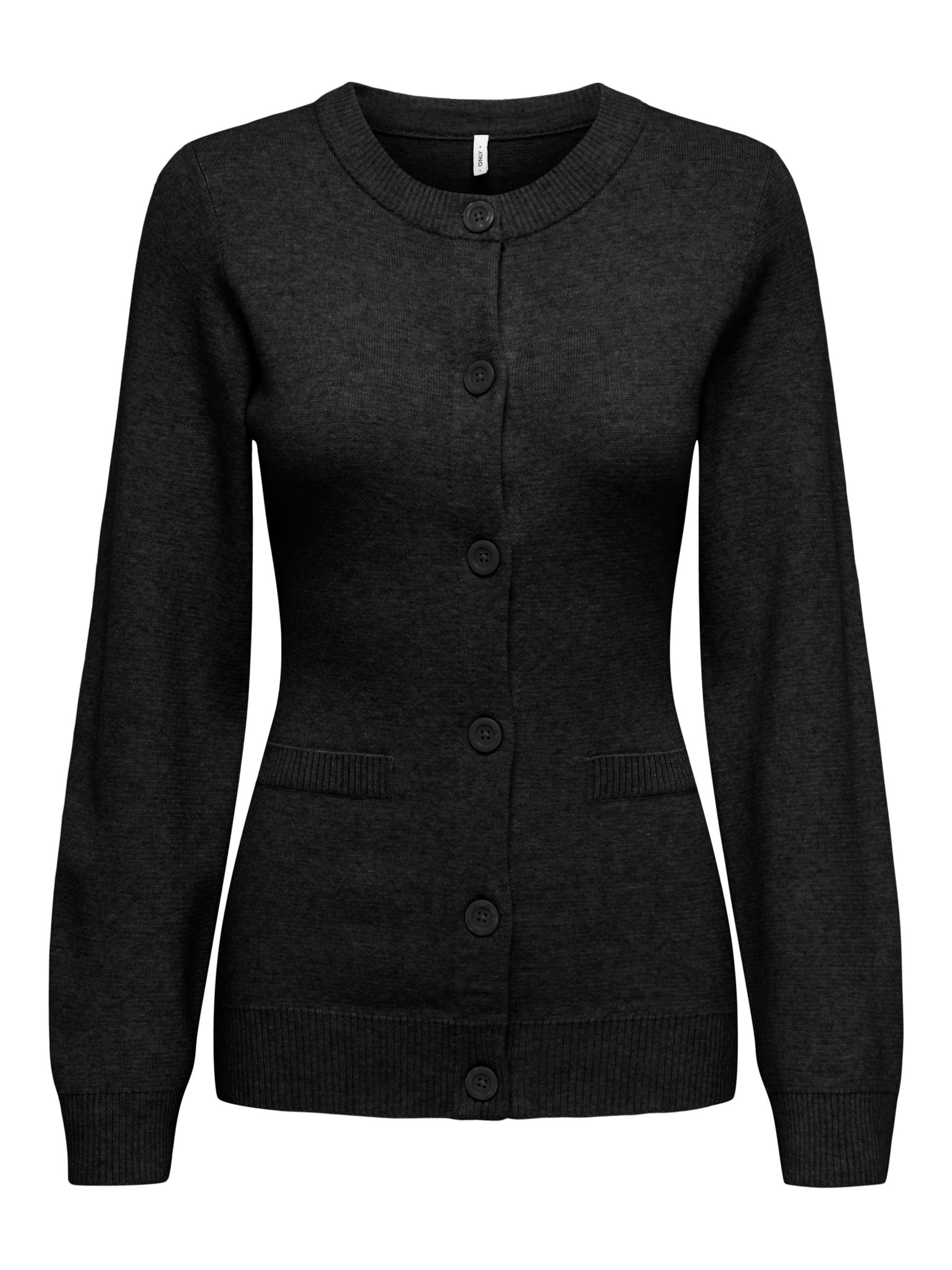 Only Tall - Cárdigan 'ONLKATIA' en negro: frente