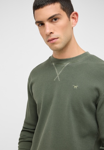 MUSTANG Sweatshirt 'Asheville' in Green