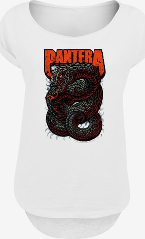 F4NT4STIC Shirt 'Pantera Venomous Snake' in White: front