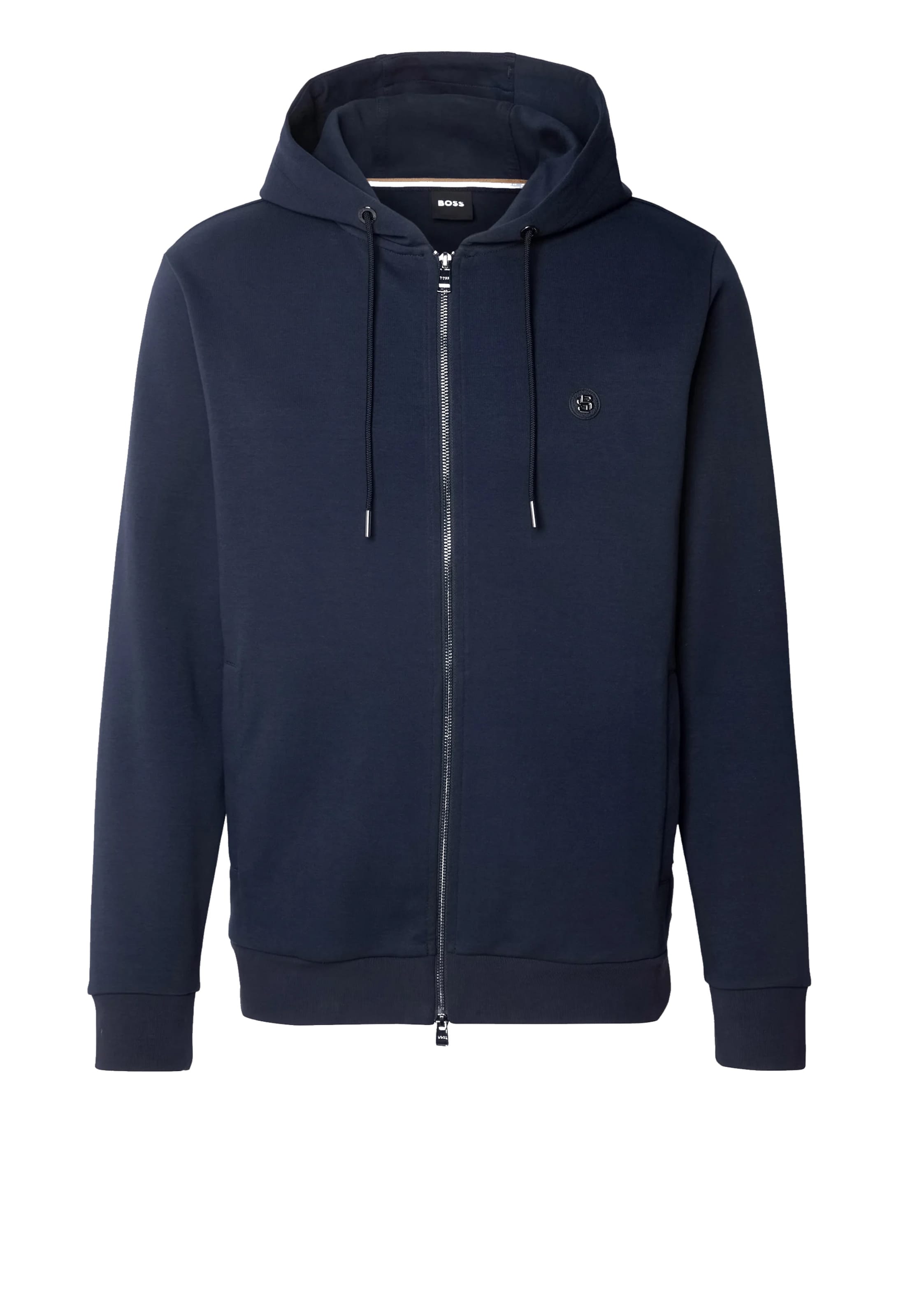 BOSS Zip-Up Hoodie in Blue, Item view