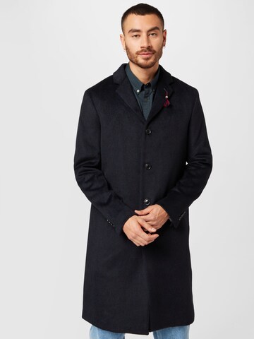 SCOTCH & SODA Between-Seasons Coat in Blue: front