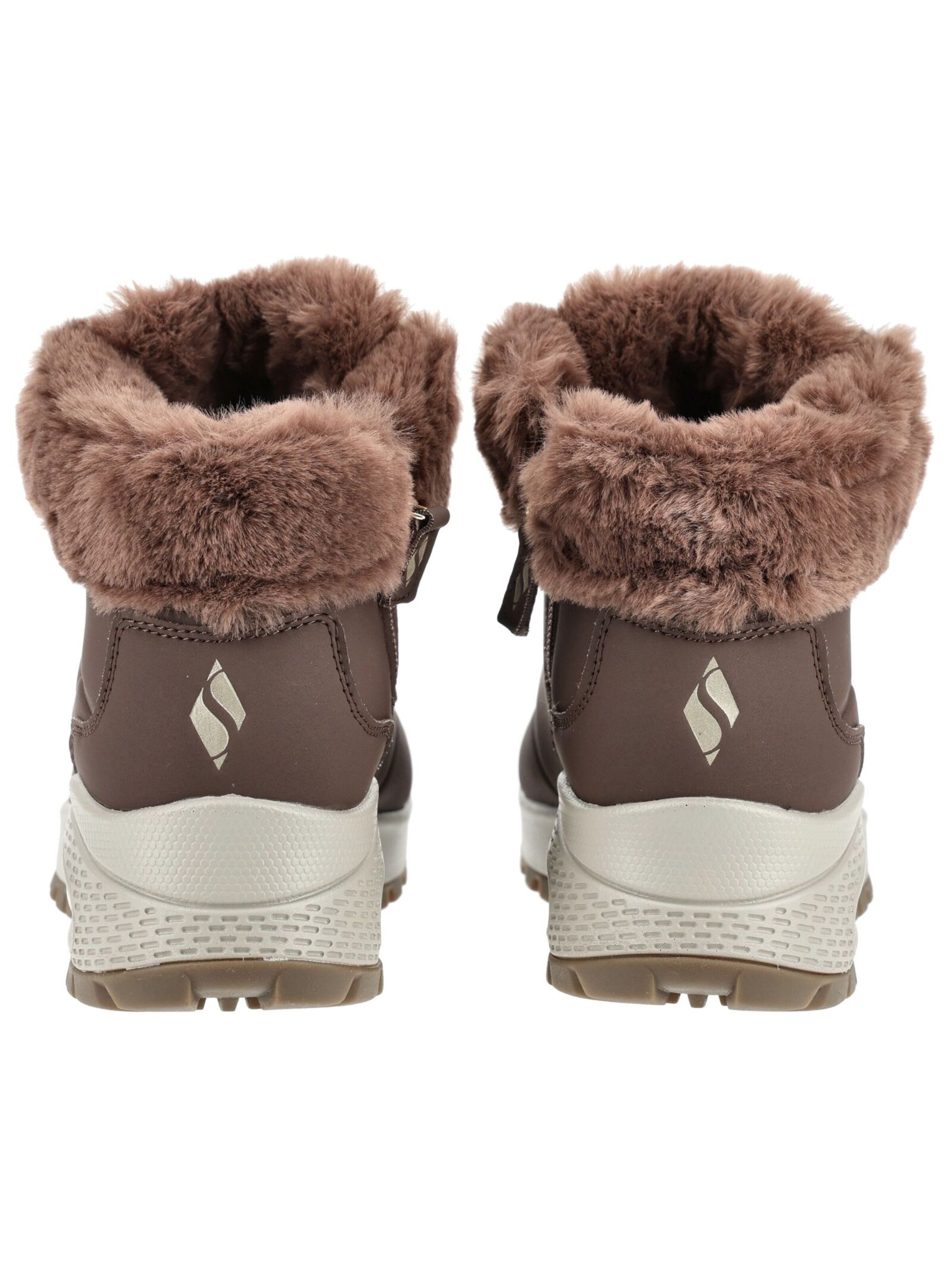 SKECHERS Lace-up bootie in Brown