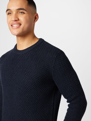 SELECTED HOMME Sweater 'OCTAVIAN' in Blue