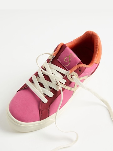 Sneaker bassa di love & roses in rosa
