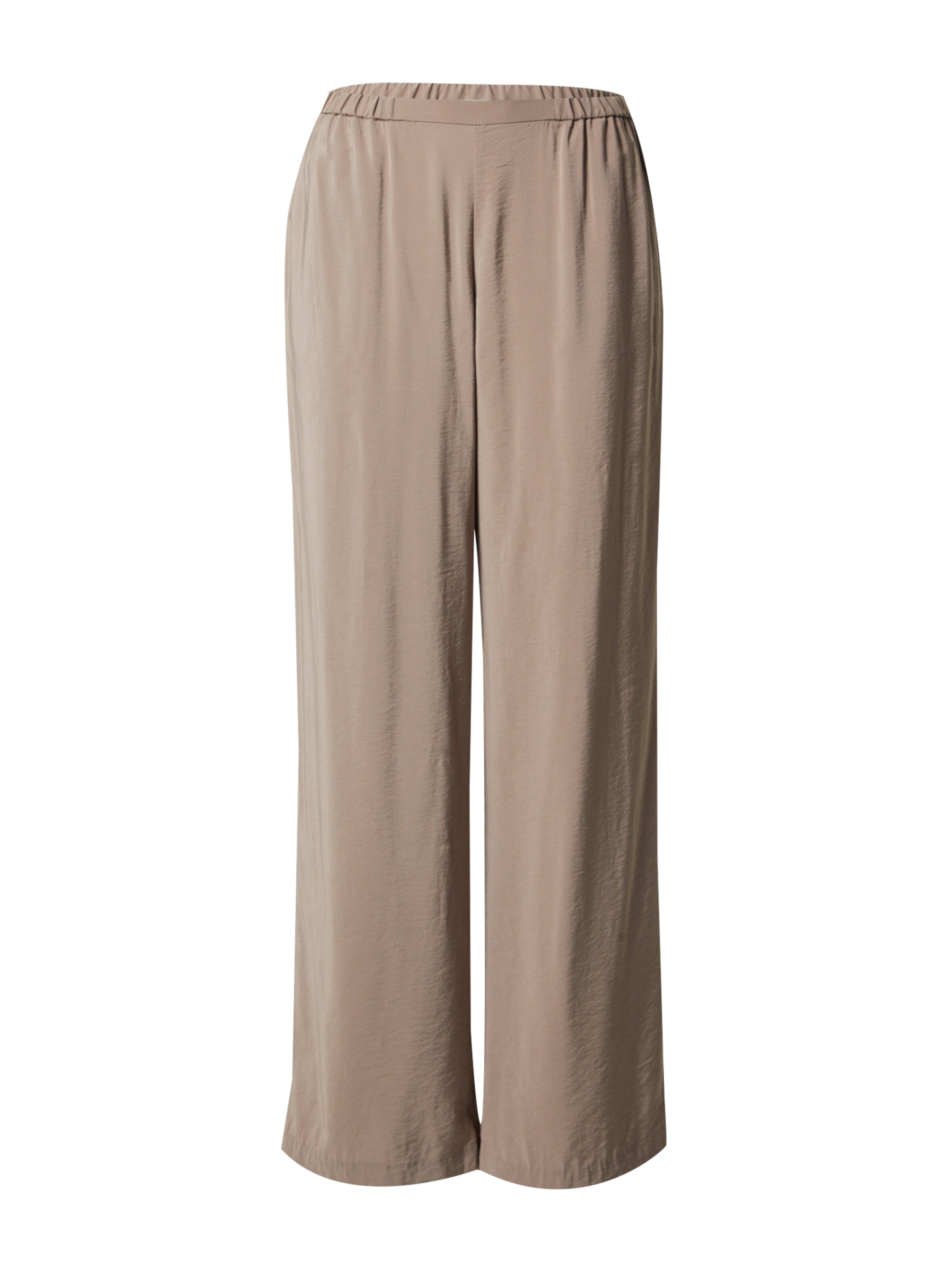 Wide leg Pantaloni 'Chase' de la WEEKDAY pe bej: față