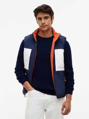 TOMMY HILFIGER Sportbodywarmer in Oranje: voorkant