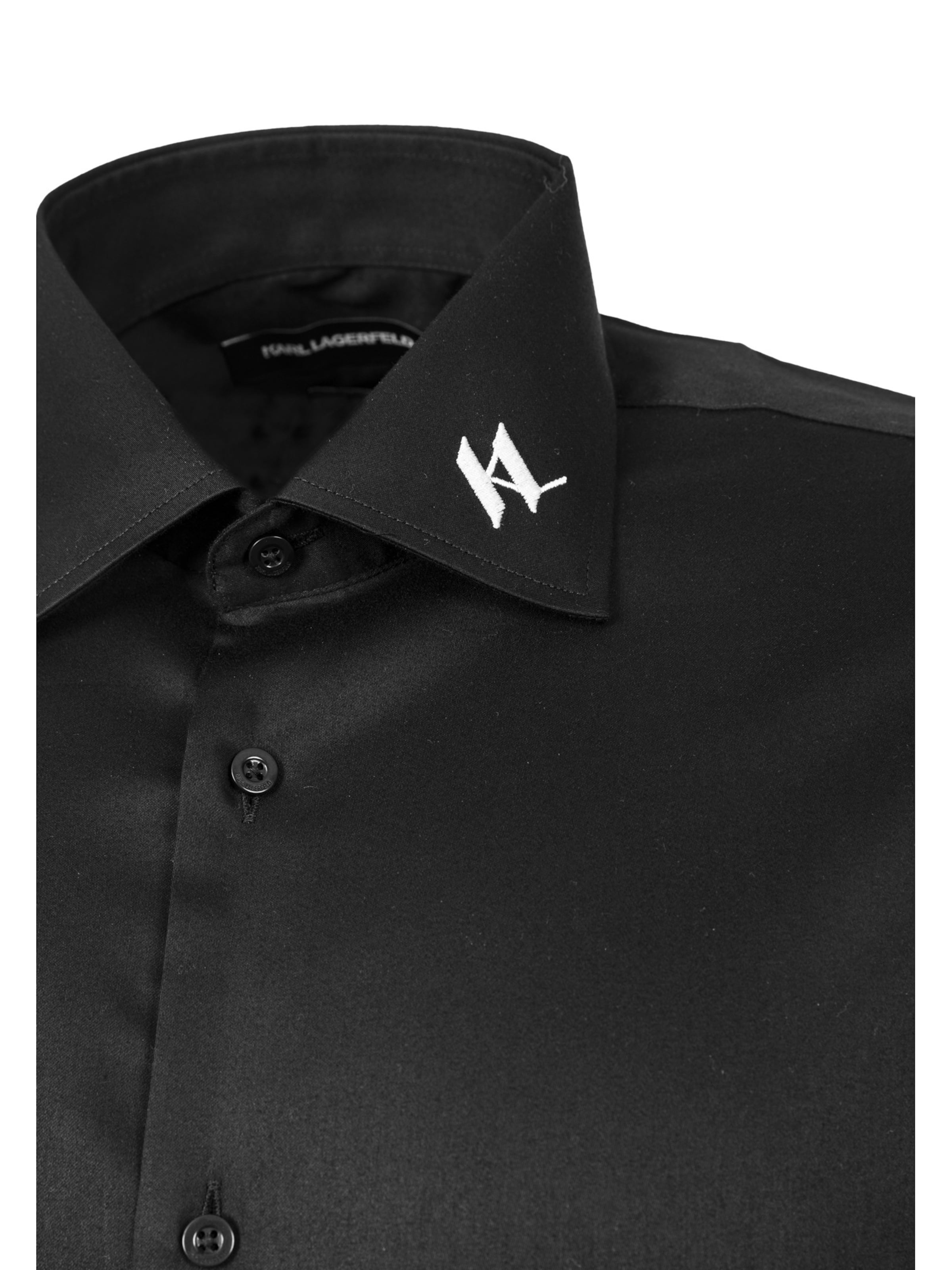 Karl Lagerfeld - Regular Fit Camisa '605041' em preto