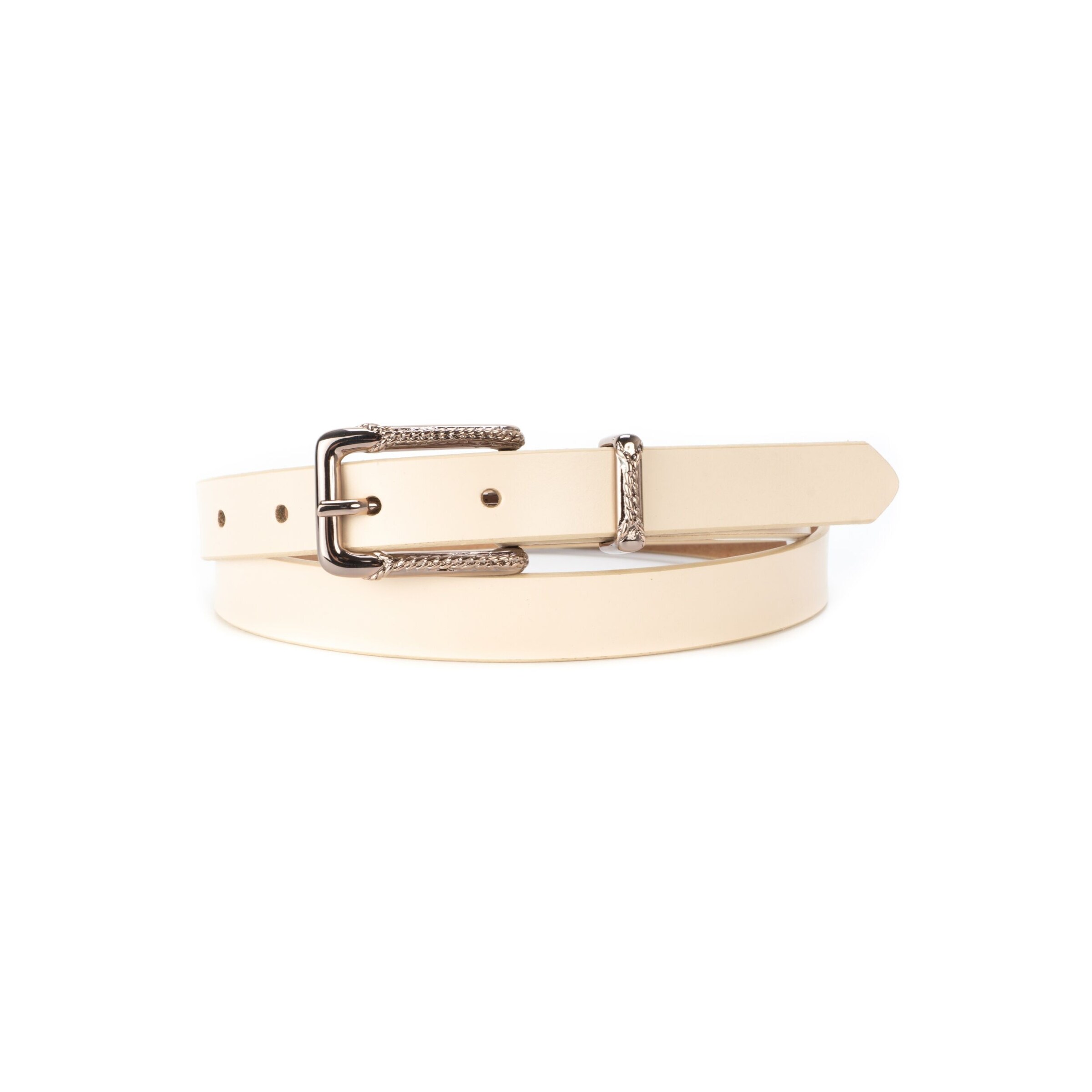 BA98 Belt in Beige: front