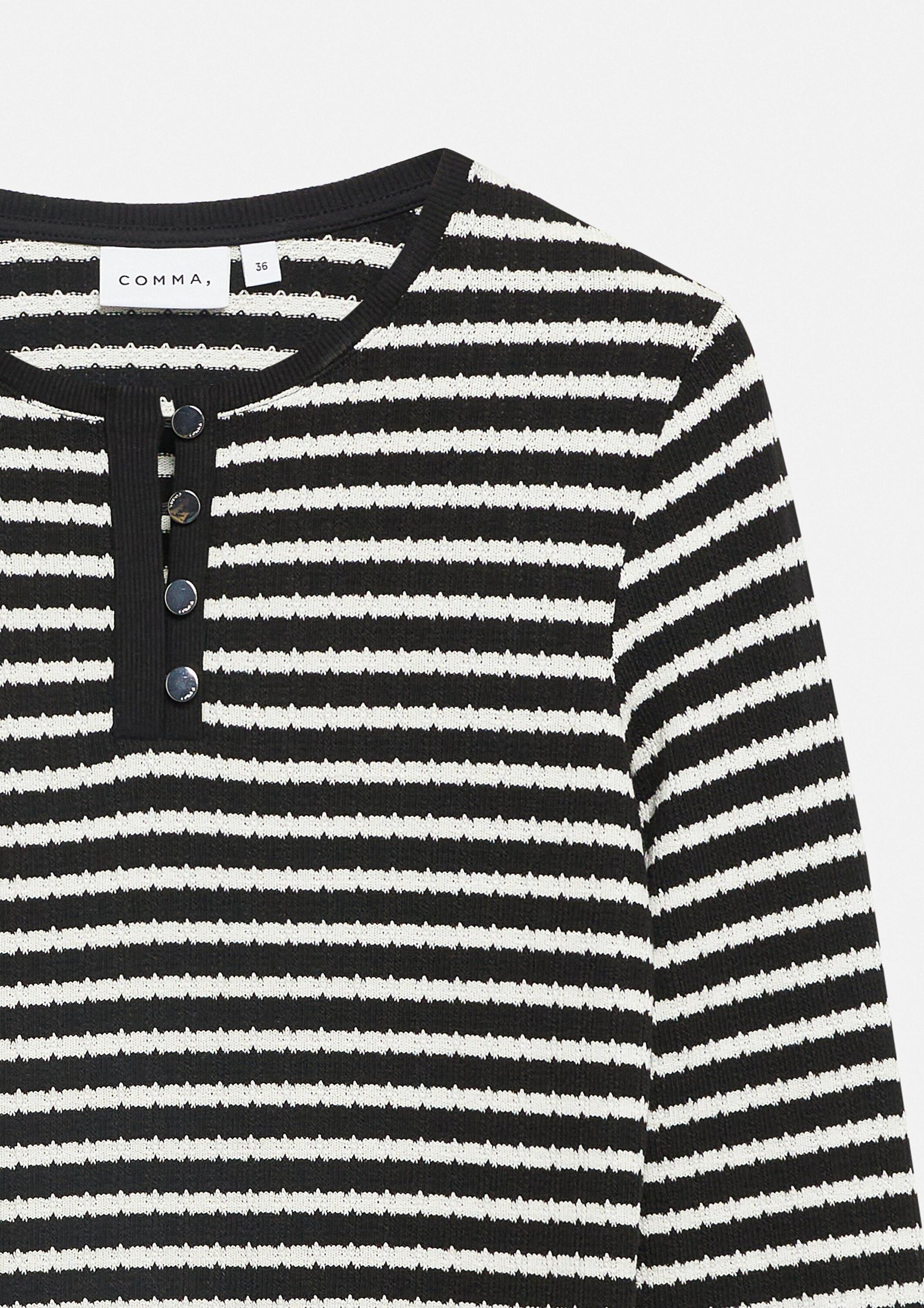 T-shirt COMMA en noir