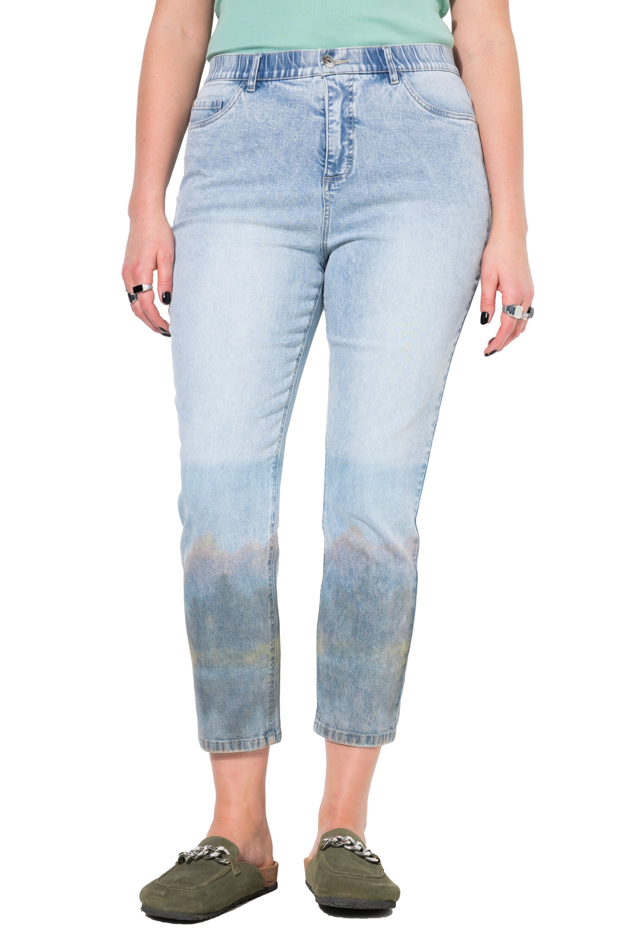 Studio Untold Slimfit Jeans in Blau: Vorderseite