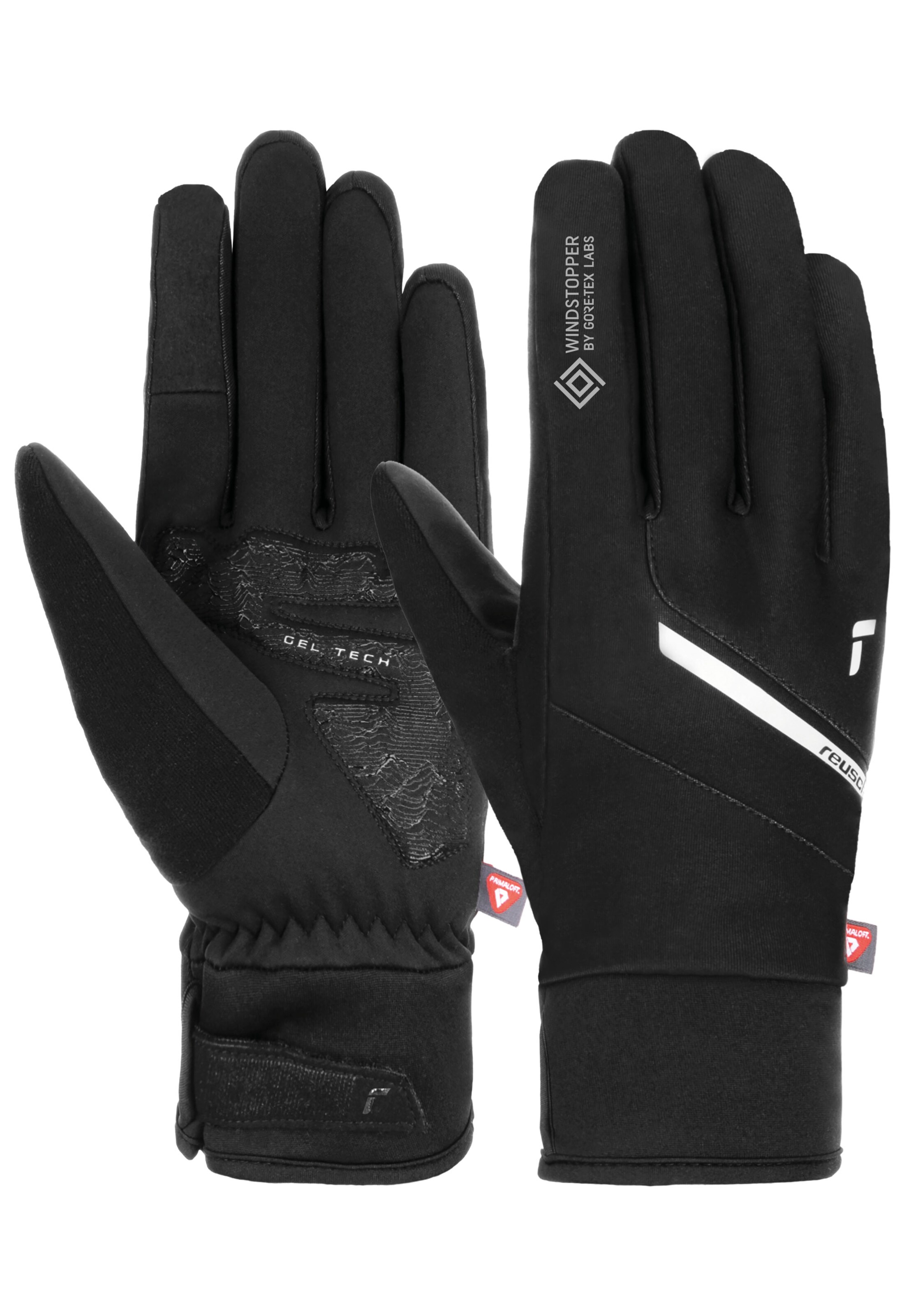 REUSCH Fingerhandschuhe 'Versa' in Schwarz: Vorderseite