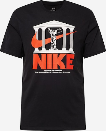 NIKE - Camisa funcionais em preto: frente