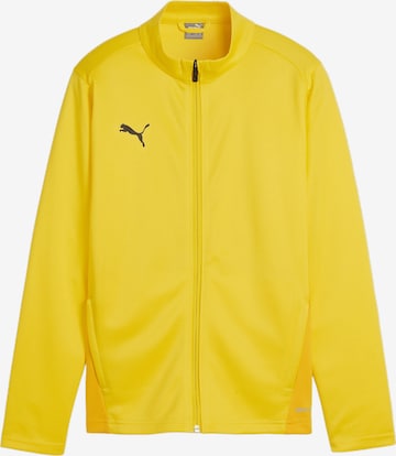PUMA Athletic Jacket 'TeamGoal' in Yellow: front