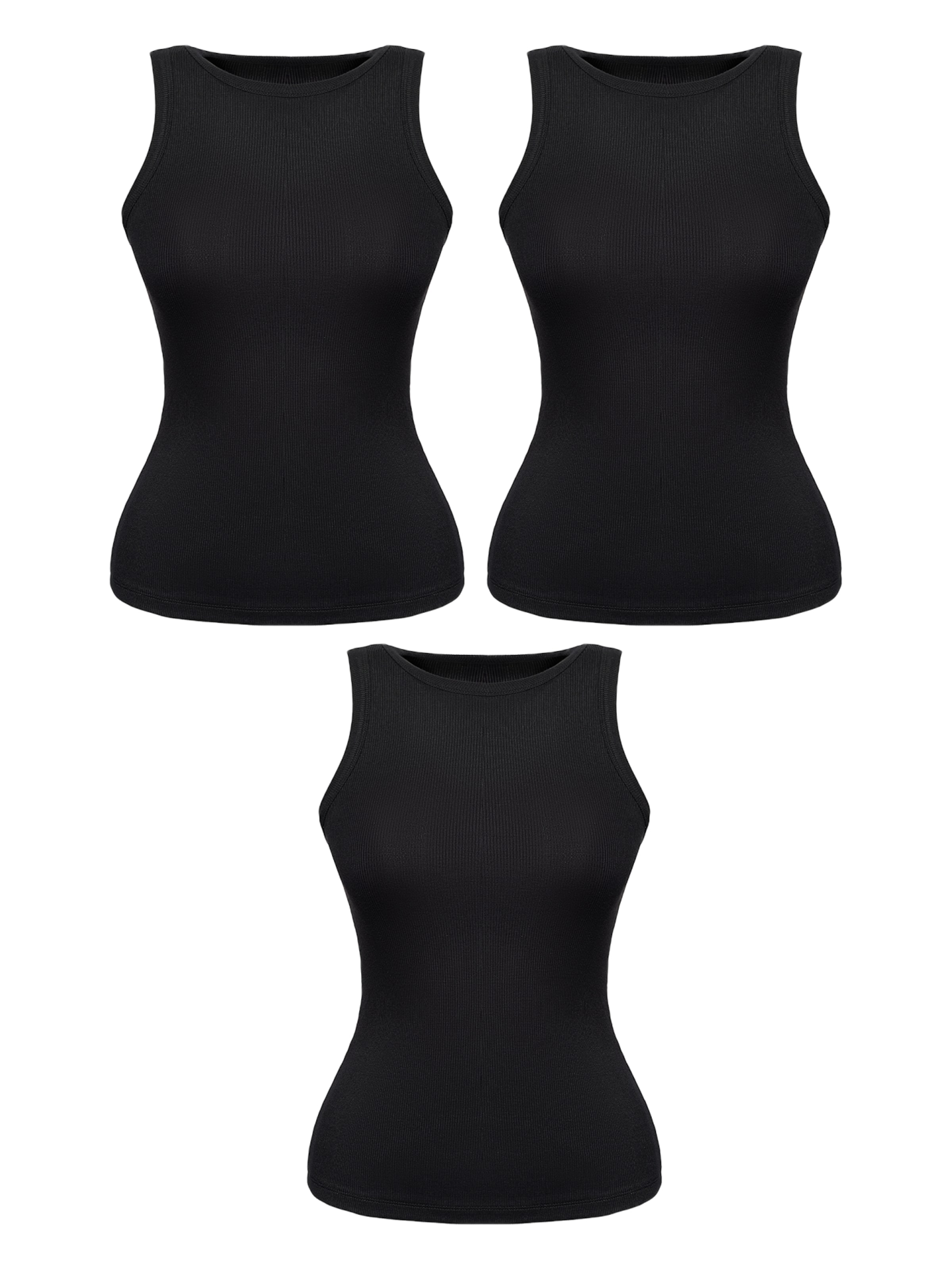 Erdem Top in Schwarz: Vorderseite