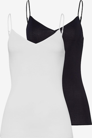 Hanro Undershirt 'Cotton Seamless' in Black: front