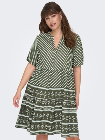 ONLY Carmakoma Dress in Green: front