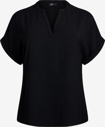 ZizziBluza 'Vnilla' - crna boja: prednji dio