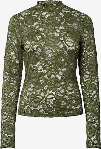 T-shirt 'YASLacey' YAS en vert : devant