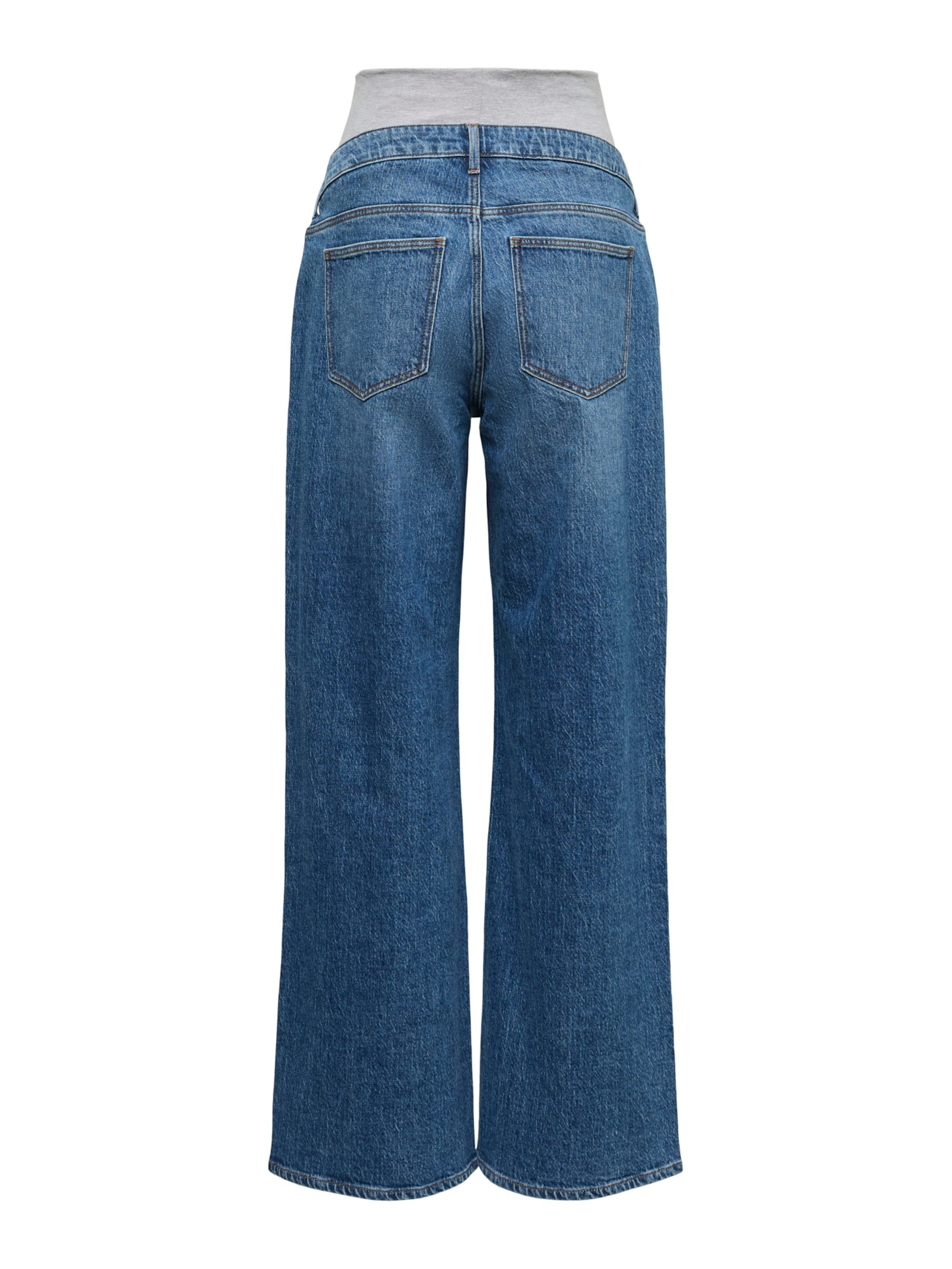 Wide leg Jeans 'MLMALAGA' di MAMALICIOUS in blu
