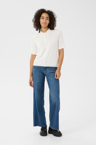Pull-over 'KALizza' Kaffe en blanc