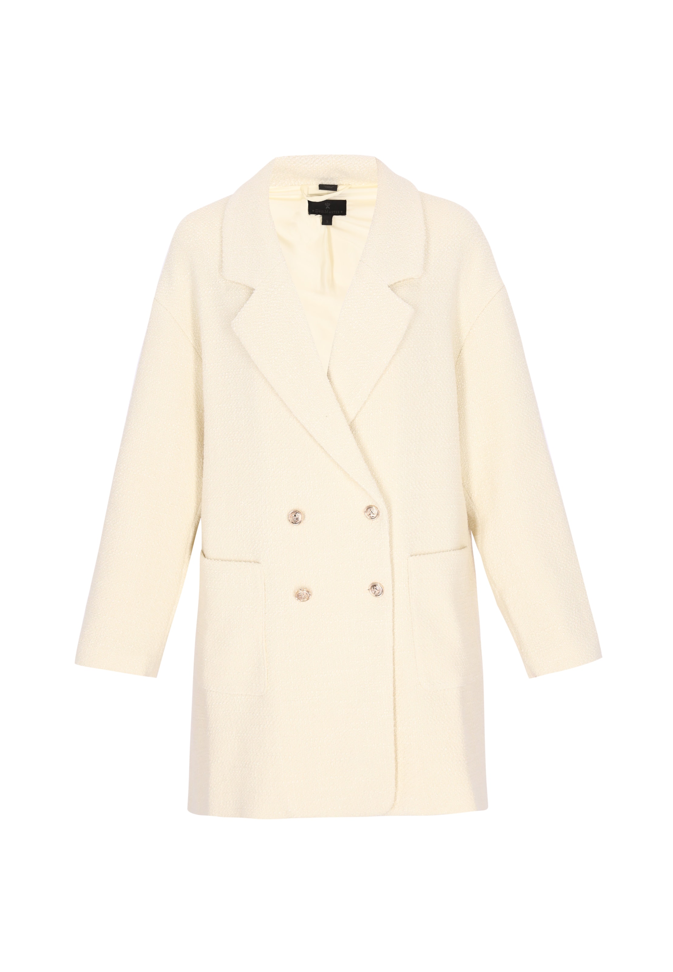 DreiMaster Klassik - Abrigo de entretiempo en blanco: frente