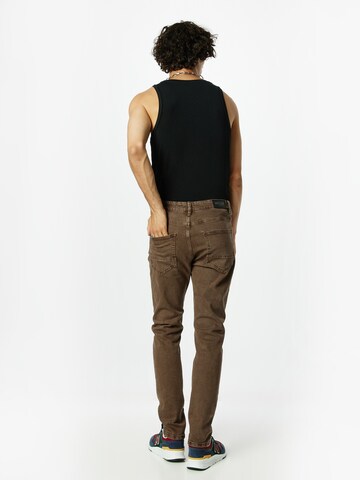 INDICODE JEANS Slim fit Jeans 'Calli' in Brown