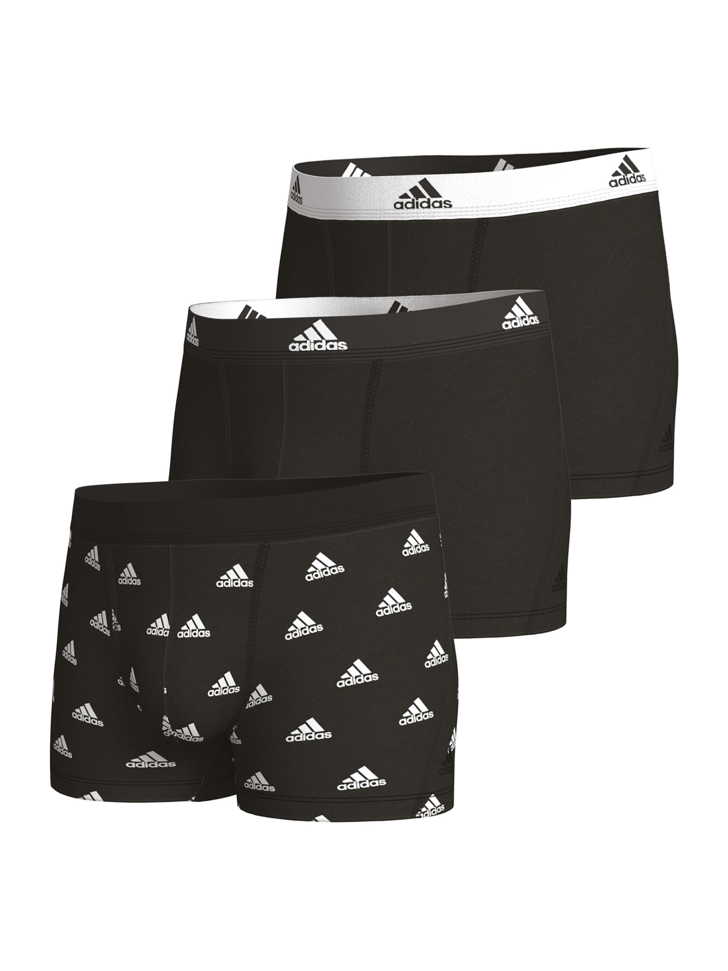 ADIDAS SPORTSWEAR Bokserishortsit värissä musta: etupuoli