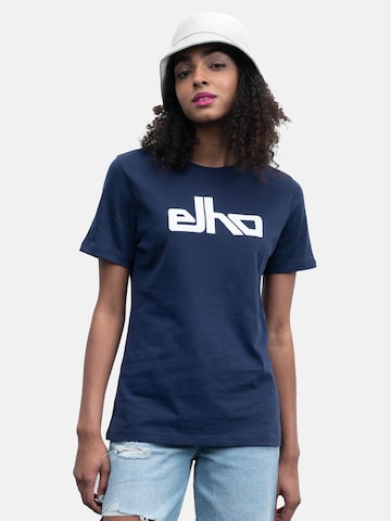 elho T-shirt 'Lausanne 89' i blå: framsida