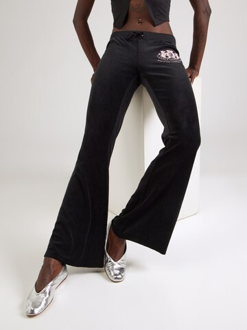 Flared Pantaloni di Juicy Couture in nero: frontale