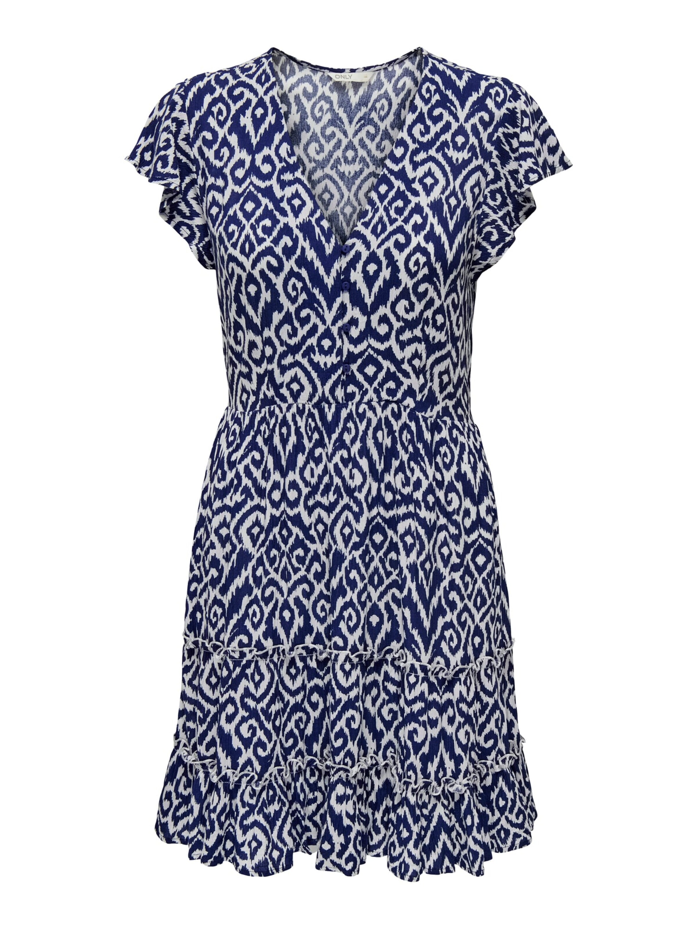 ONLY Jurk 'Claudette' in Blauw: voorkant