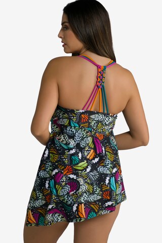 Ulla Popken Bralette Swimsuit Dress in Mixed colors