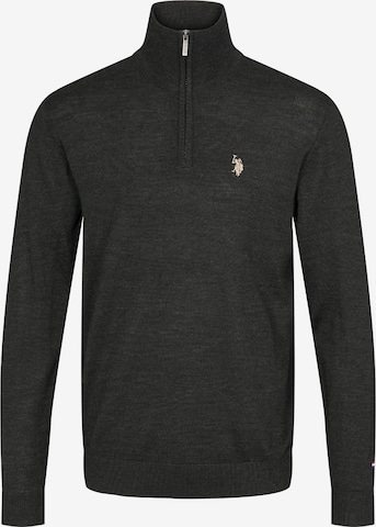 U.S. POLO ASSN. Trui 'Mason' in Grijs: voorkant
