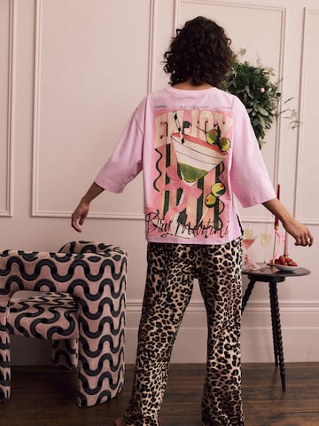 Pigiama di Next in rosa: frontale