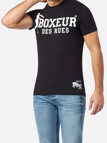 Boxeur des Rues Shirt 'T-Shirt Boxeur Street 2' in Schwarz