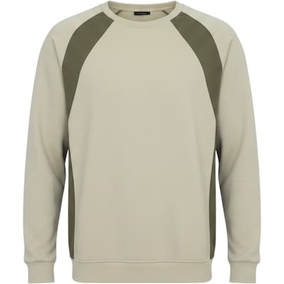 KİP Sweatshirt in L in de kleur Lichtgroen / Donkergroen, Productweergave