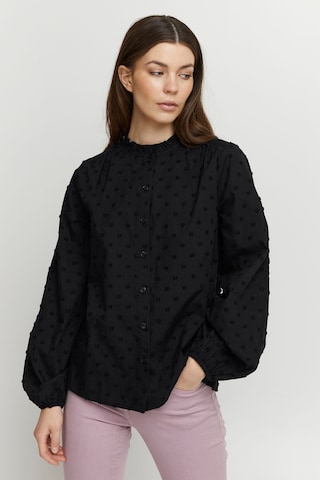 b.young Blouse 'Finna' in Black: front