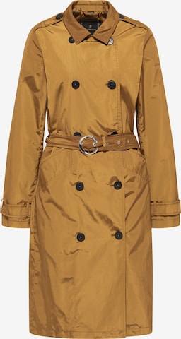 DreiMaster Klassik Between-Seasons Coat in Brown: front