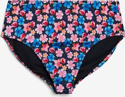 Swim by Zizzi Bikini donji dio 'Caanne' u plava / roza / crvena / crna, Pregled proizvoda