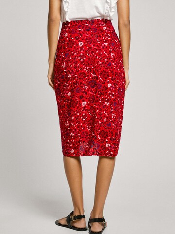 Gonna 'Clau' di Pepe Jeans in rosso