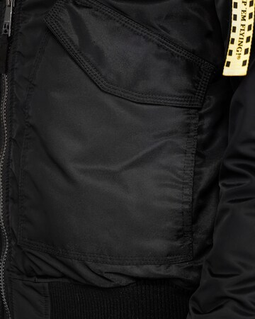 TOP GUN Between-Season Jacket ' TG20213032 ' in Black