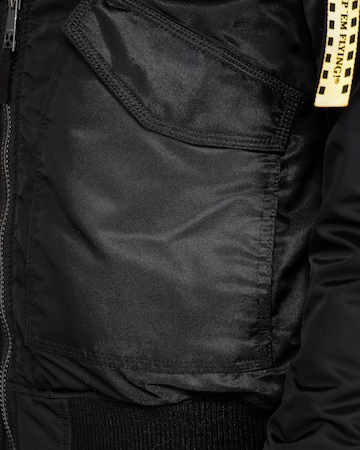 TOP GUN Between-Season Jacket ' TG20213032 ' in Black